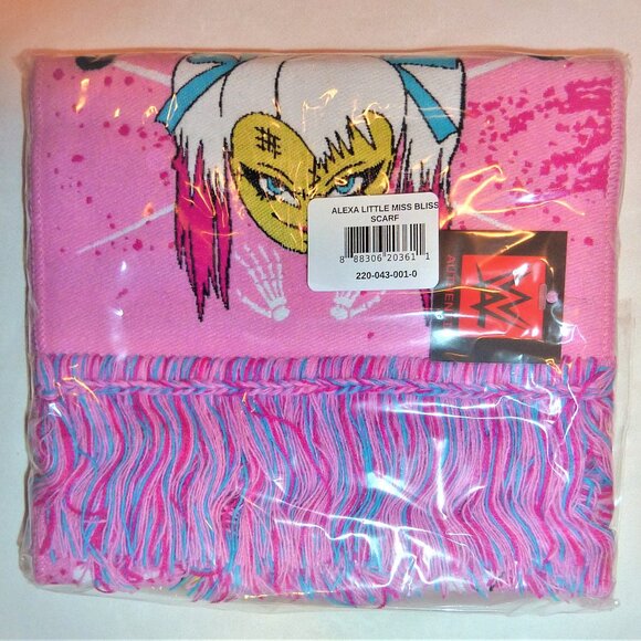 WWE Accessories - Alexa Bliss Scarf 2017 WWE Official Product NEW IN PACKAGE